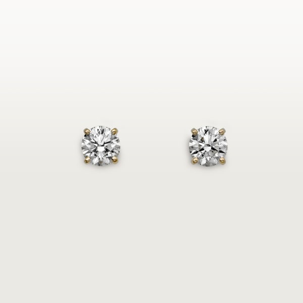 1895 earrings Yellow gold, diamonds