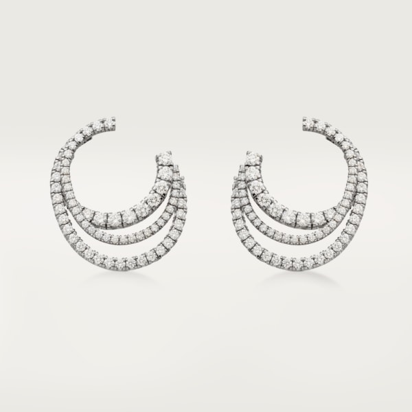 Etincelle de Cartier earrings White gold, diamonds