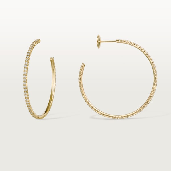 Etincelle de Cartier earrings Yellow gold, diamonds