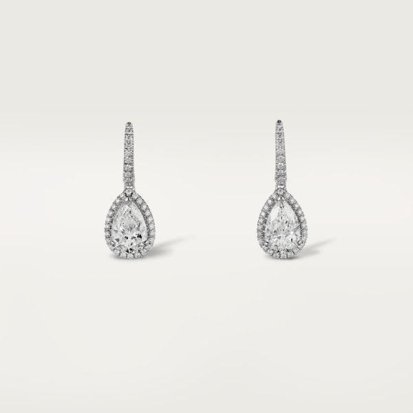 Cartier Destinée耳环 铂金，钻石