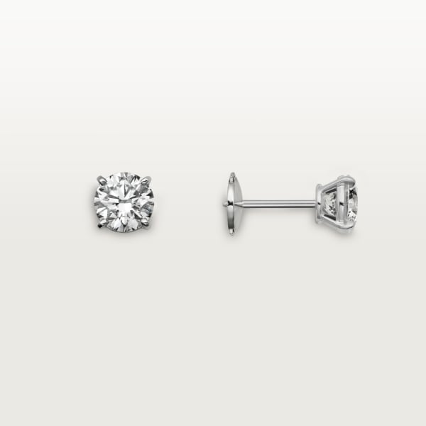 1895 earrings White gold, diamonds