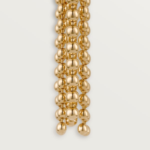 Panthère de Cartier耳环 黄金，钻石，沙弗莱石榴石，缟玛瑙
