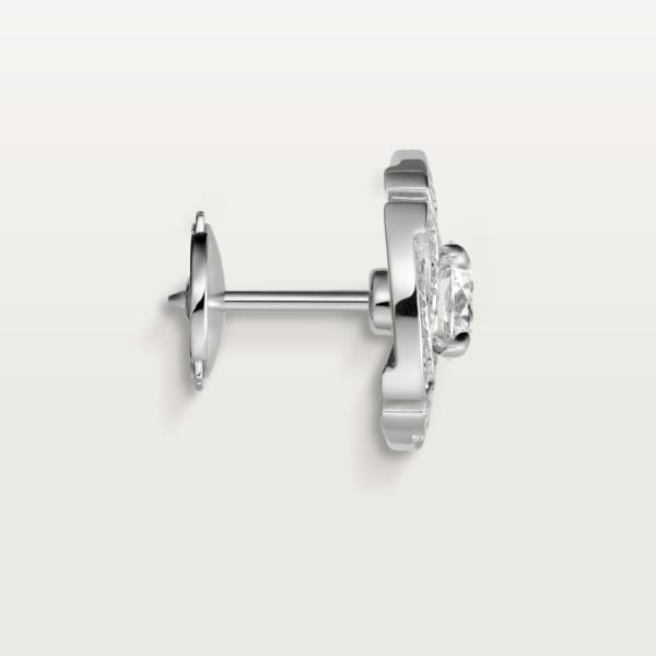 Galanterie de Cartier earrings White gold, diamonds