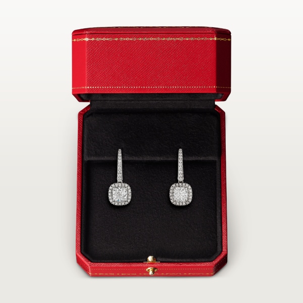 Cartier Destinée earrings White gold, diamonds