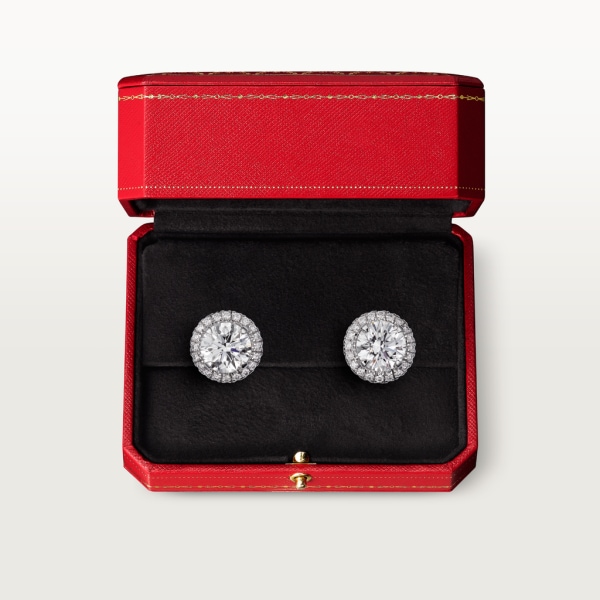 Cartier Destinée earrings White gold, diamonds