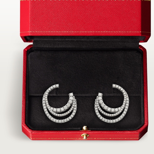 Etincelle de Cartier earrings White gold, diamonds