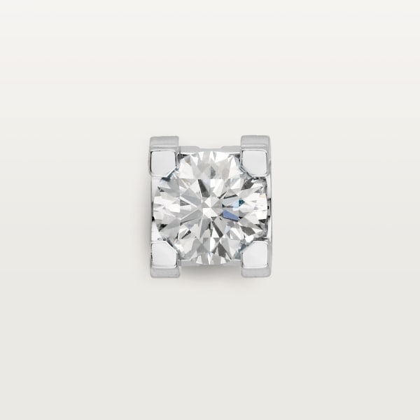 C de Cartier earrings White gold, diamonds
