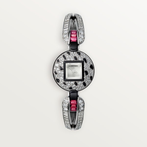 Panthère Jewellery Watches White gold, diamonds, rubies