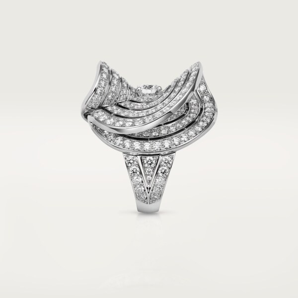 High Jewellery ring White gold, diamonds