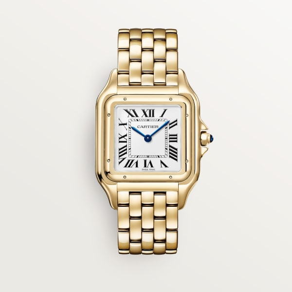 Panthère de Cartier watch Large model, quartz, yellow gold