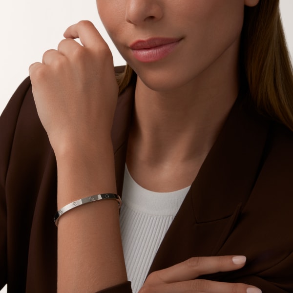 Love bracelet, medium model White gold