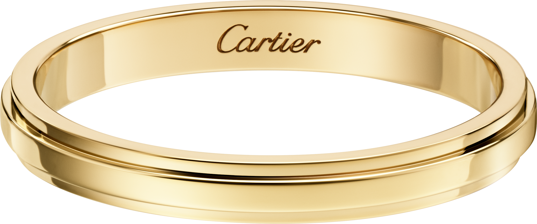 Cartier d'Amour wedding ring, 2.5 mm widthYellow gold.