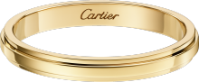 Cartier d'Amour wedding ring, 2.5 mm width Yellow gold.