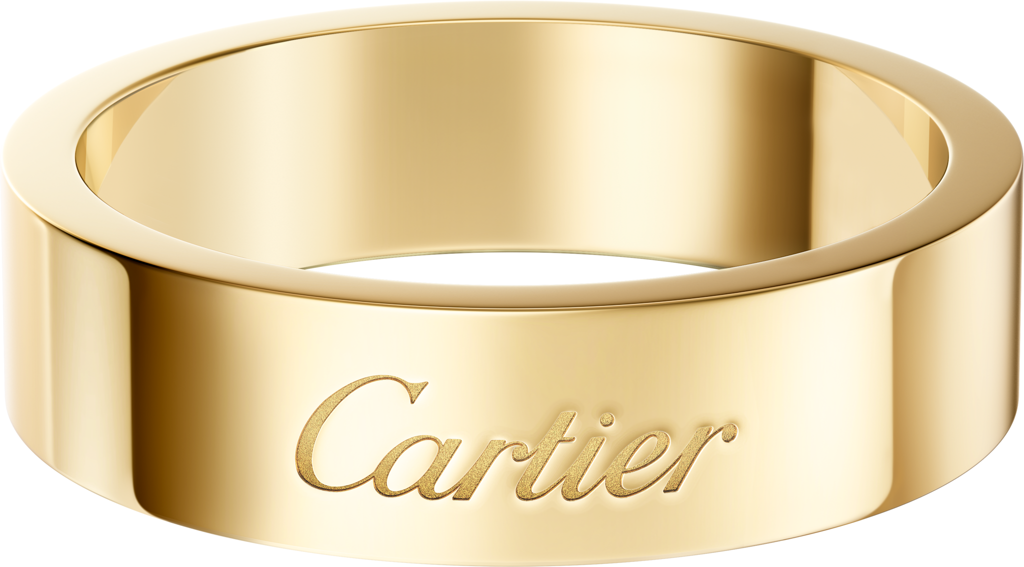 C de Cartier wedding ring, 5 mm widthYellow gold.