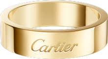 C de Cartier wedding ring, 5 mm width Yellow gold.