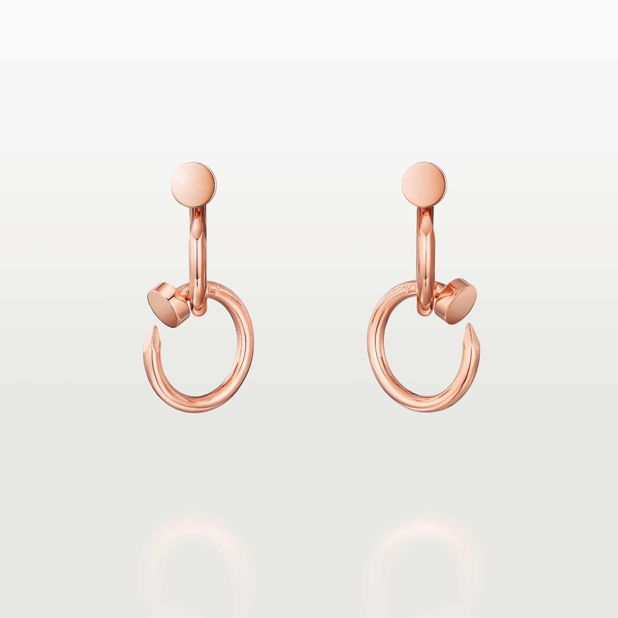 Juste un Clou earrings, doubleRose gold