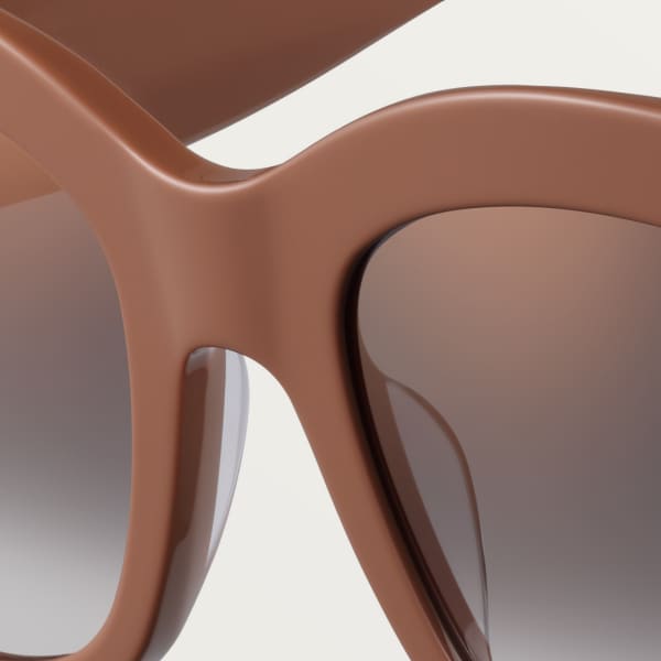 C de Cartier Sunglasses Caramel acetate, grey lenses