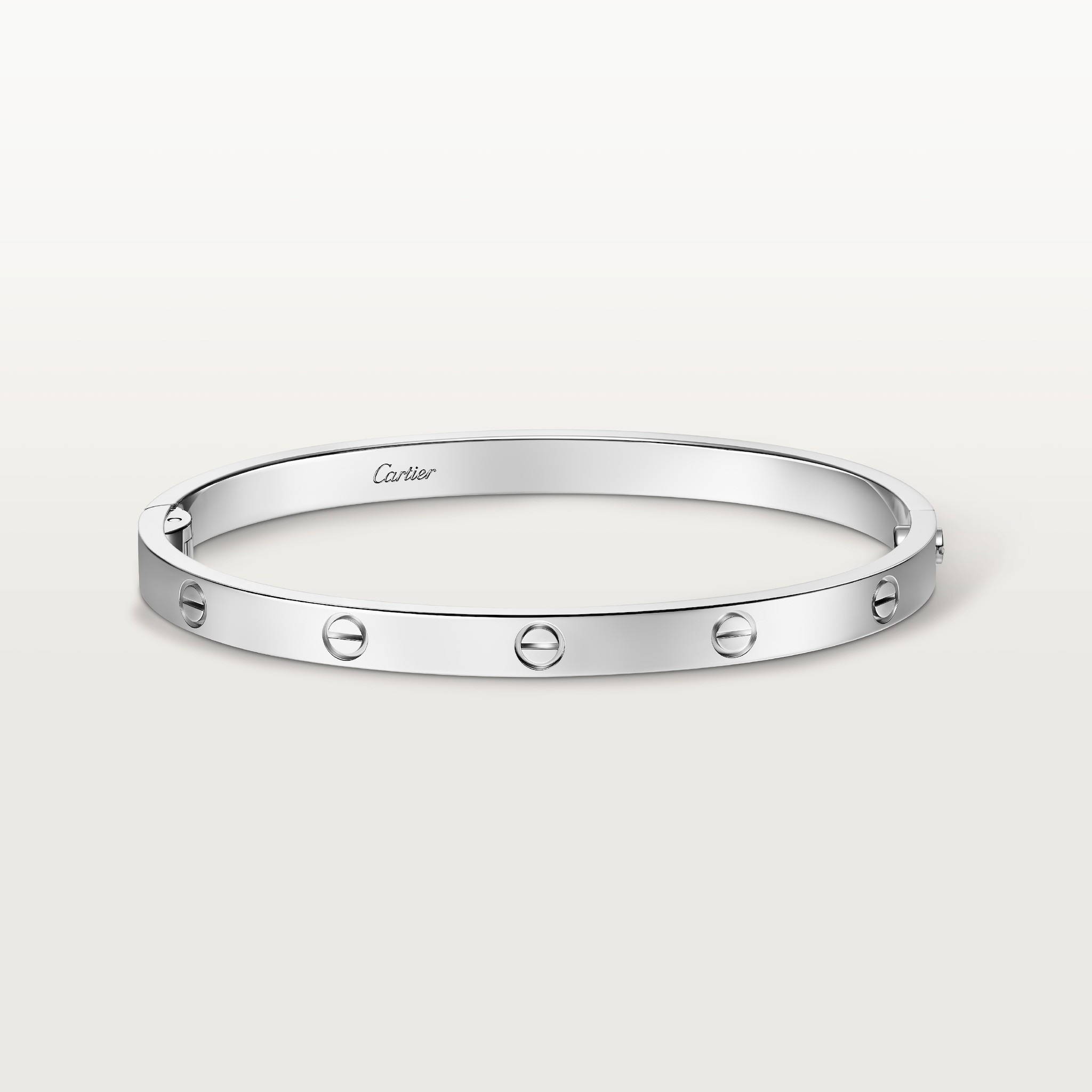 Love bracelet, medium modelWhite gold