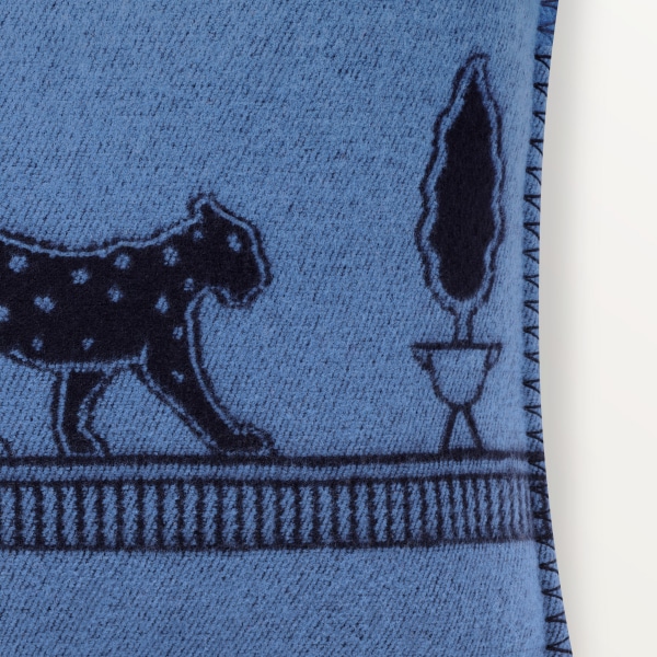 Panthère de Cartier cushion Merino wool and cashmere