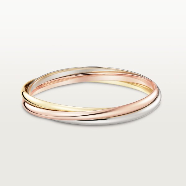 Trinity bracelet, classic model White gold, yellow gold, rose gold