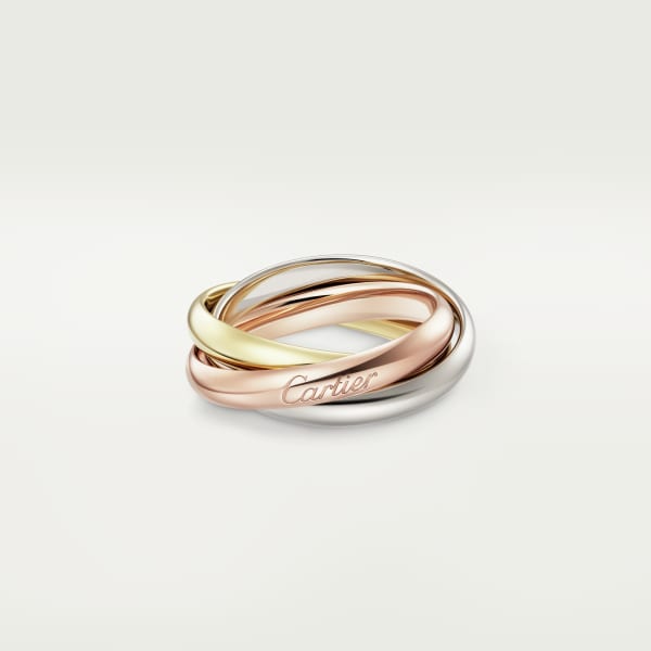 Trinity ring, classic model White gold, yellow gold, rose gold