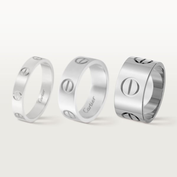 Love ring, large model White gold