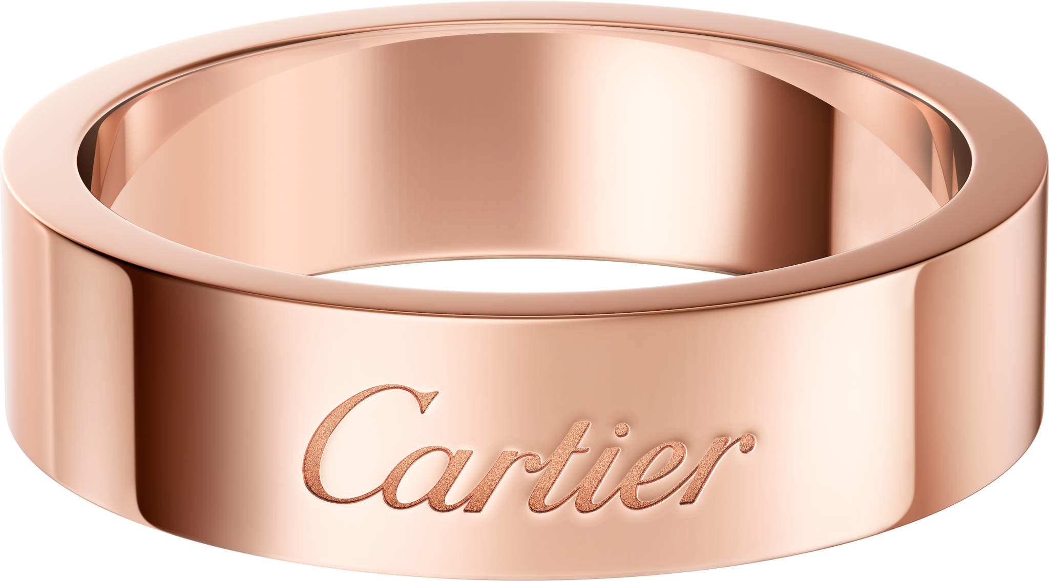 C de Cartier wedding ring, 5 mm widthRose gold.