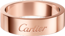 C de Cartier wedding ring, 5 mm width Rose gold.