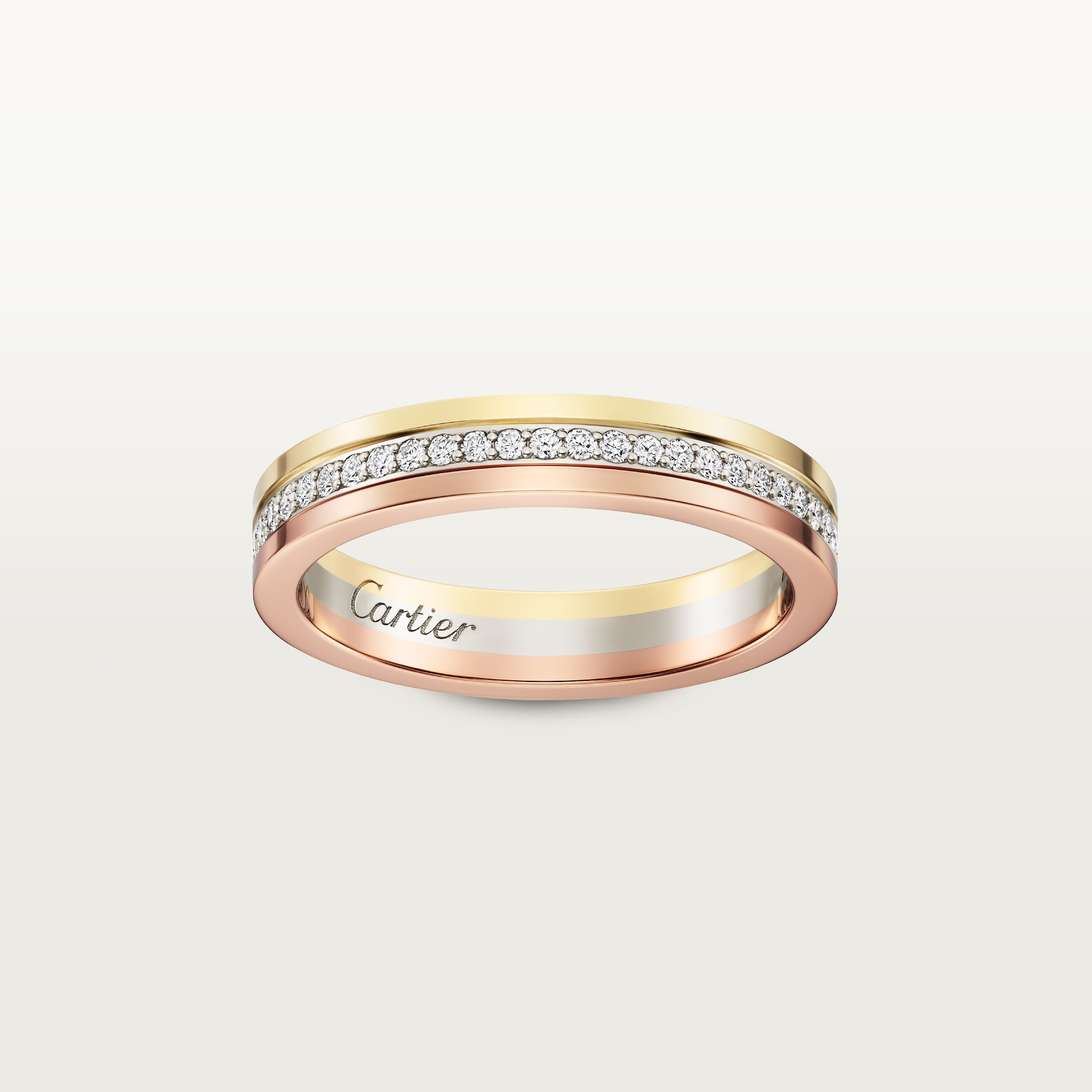 Cartier wedding ring gold hot sale
