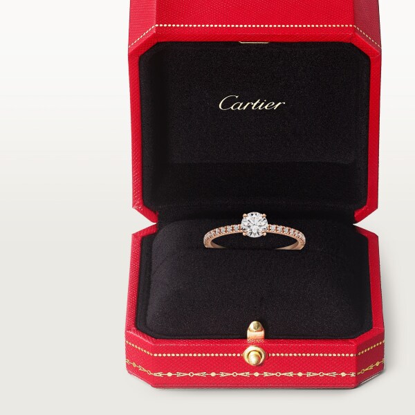 Etincelle de Cartier ring Rose gold, diamonds