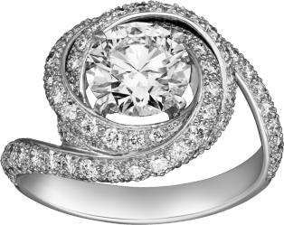 Trinity Ruban Solitaire Platinum, diamond