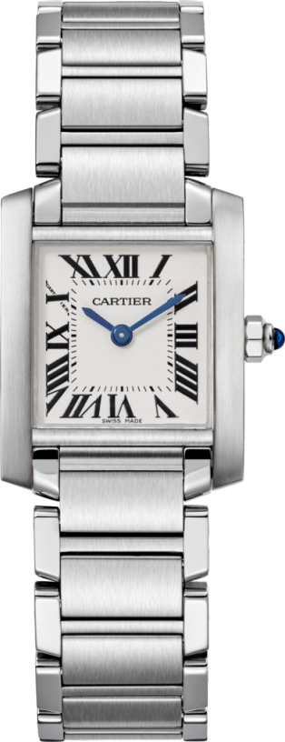 model, quartz movement, steel - Cartier