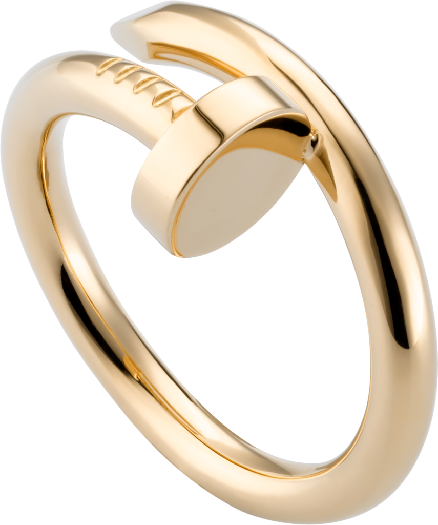 cartier ring gold screw