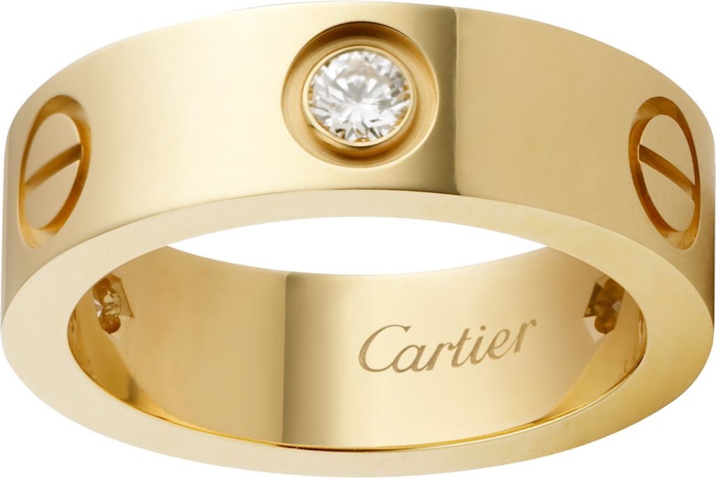 cartier love ring 3 diamonds price