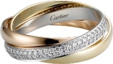 Trinity de Cartier ring, small model 