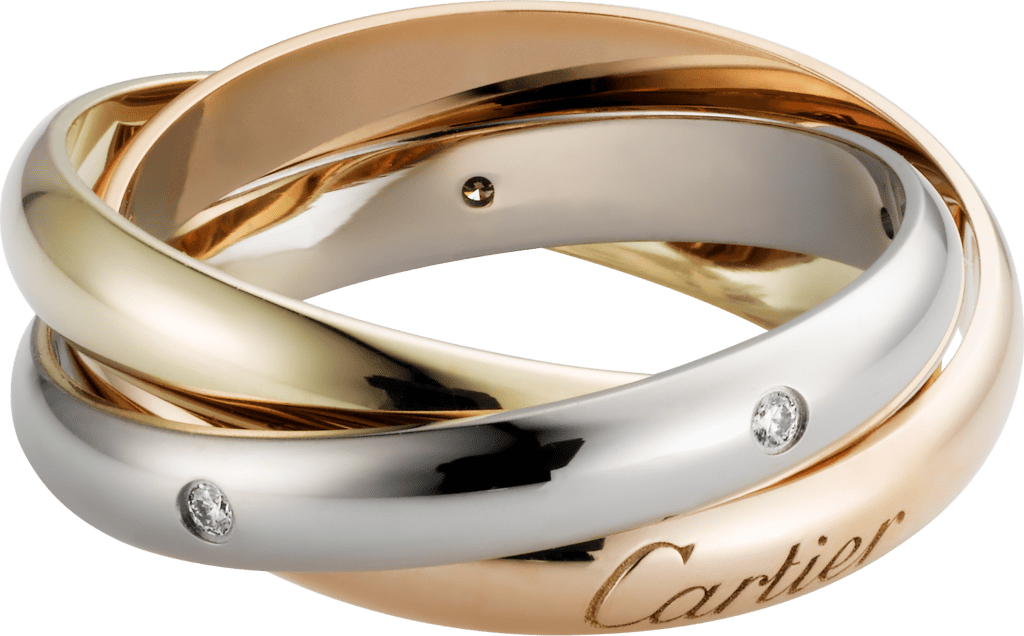 used cartier trinity ring