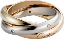 CRB4088500 - Trinity ring - White gold 