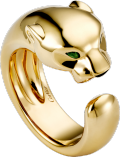 Panthère de Cartier ring Yellow gold, onyx, tsavorite garnet