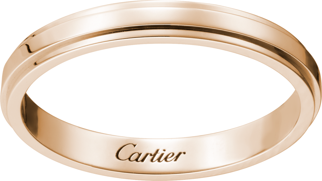 Cartier d'Amour结婚对戒玫瑰金