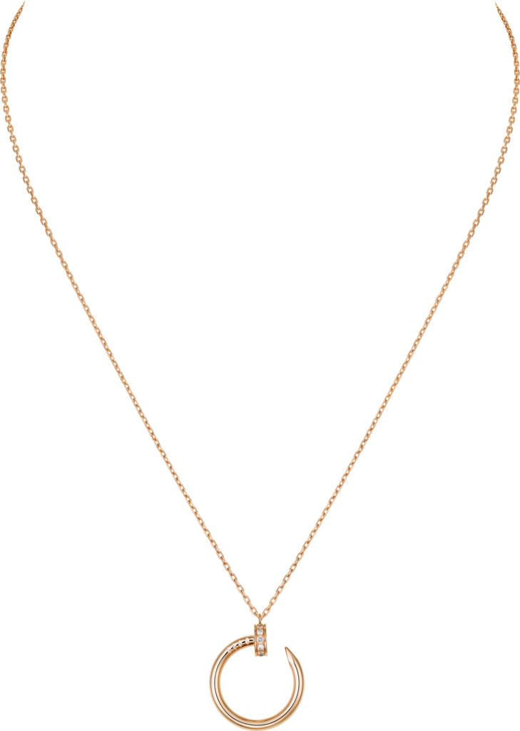 Juste un Clou necklaceRose gold, diamonds.