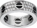 cartier silver engagement ring
