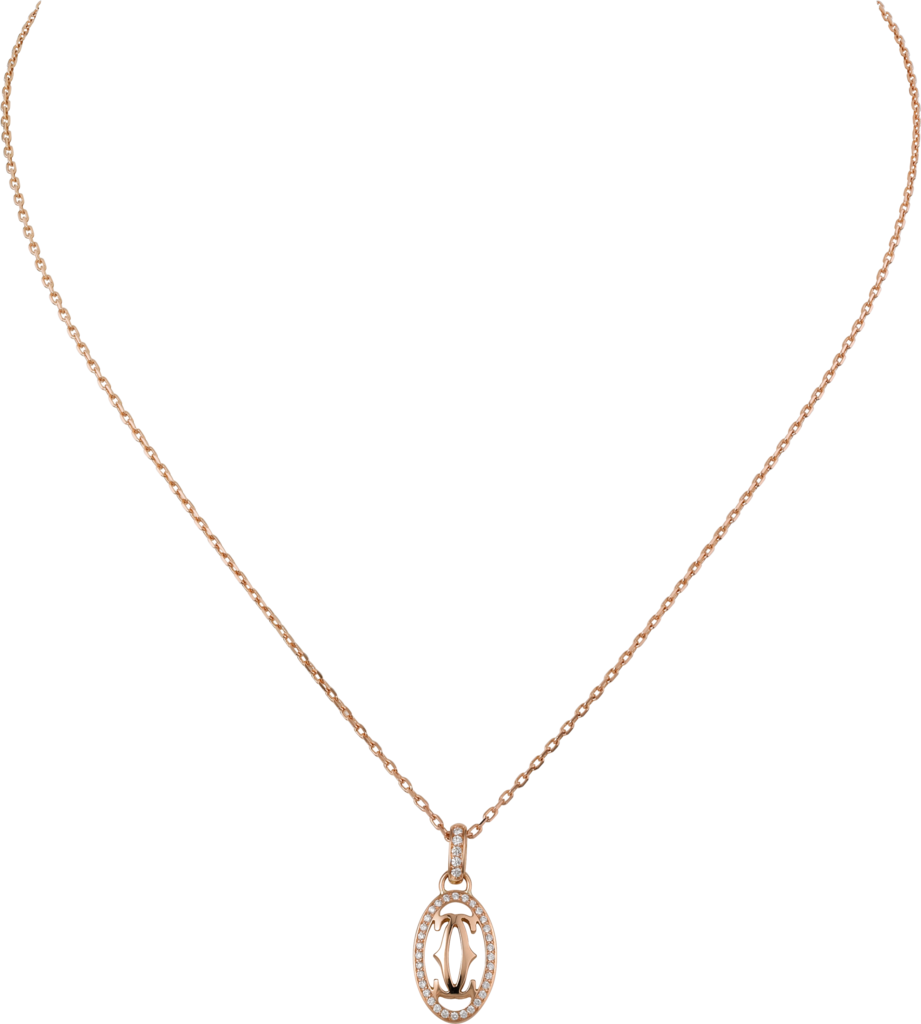CRB7219300 - Logo necklace - Rose gold 