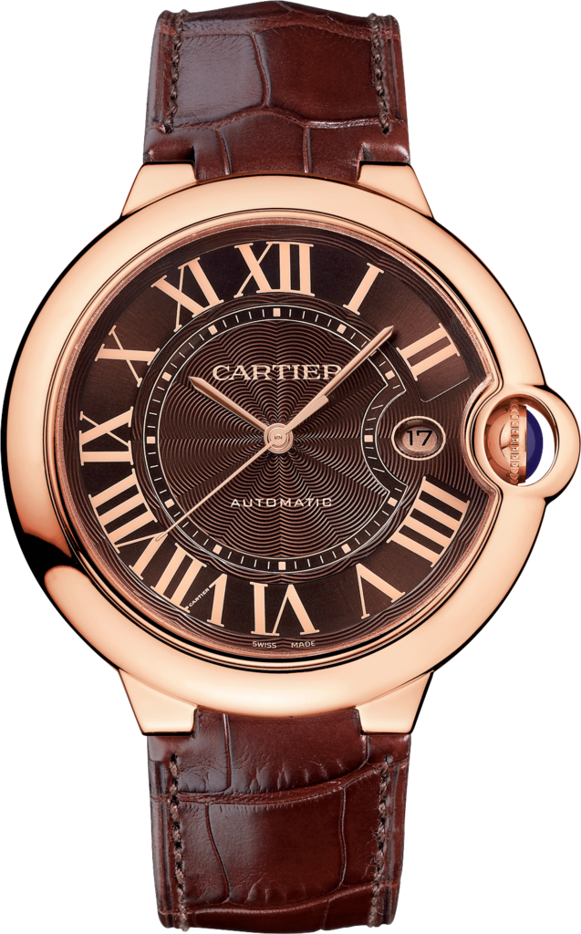 ballon bleu de cartier watch42 mm, rose gold