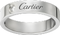 C de Cartier结婚对戒 铂金，钻石