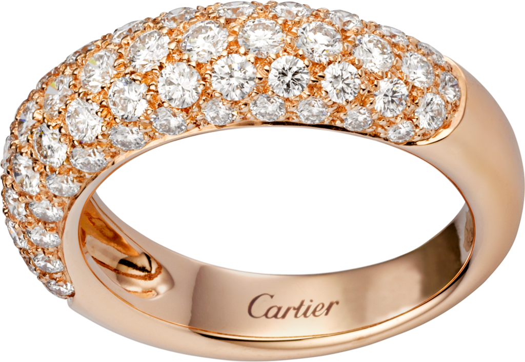 etincelle de cartier ringrose gold, diamonds