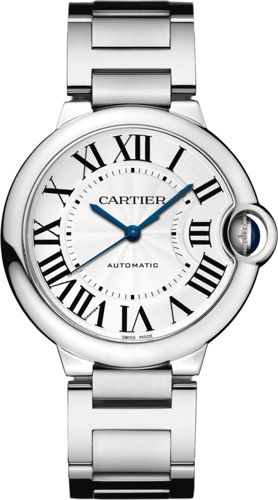 Ballon Bleu de Cartier watch36 mm, mechanical movement with automatic winding, steel