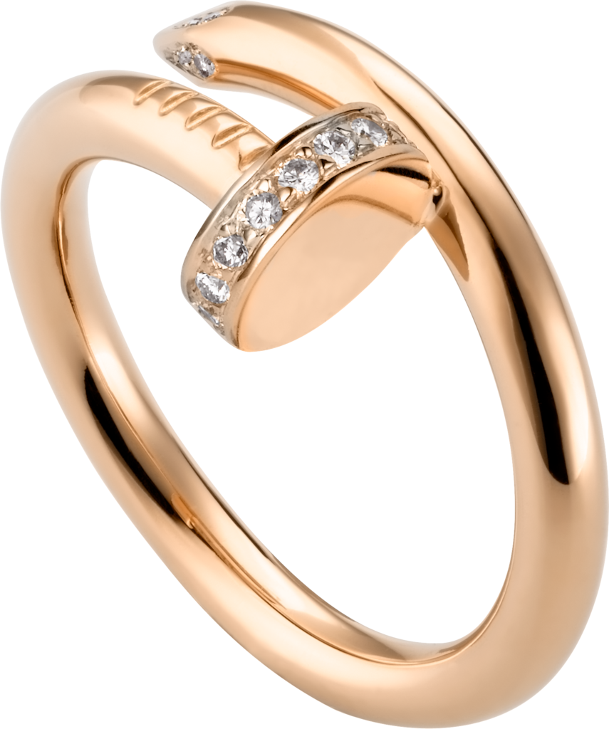 Juste un Clou ringRose gold, diamonds