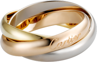 cartier three color ring