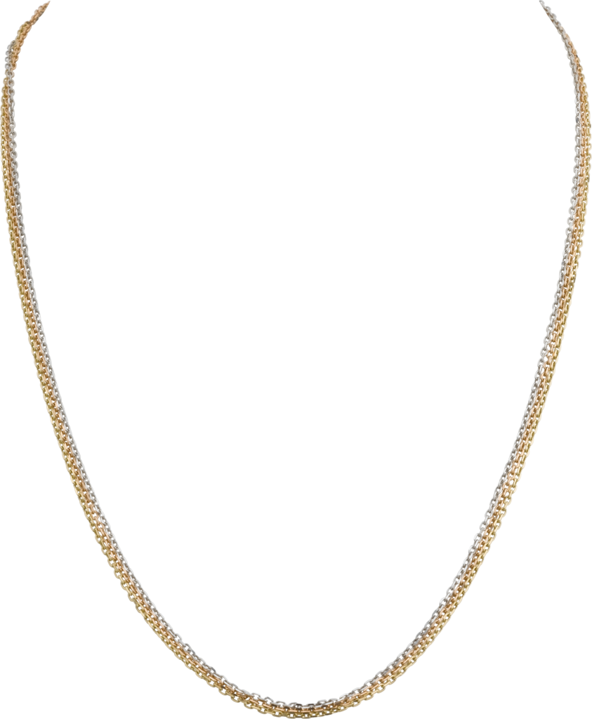 Trinity necklaceWhite gold, yellow gold, rose gold