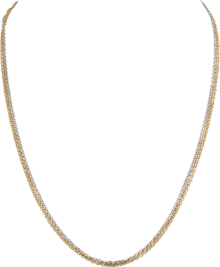 Trinity necklace White gold, yellow gold, rose gold